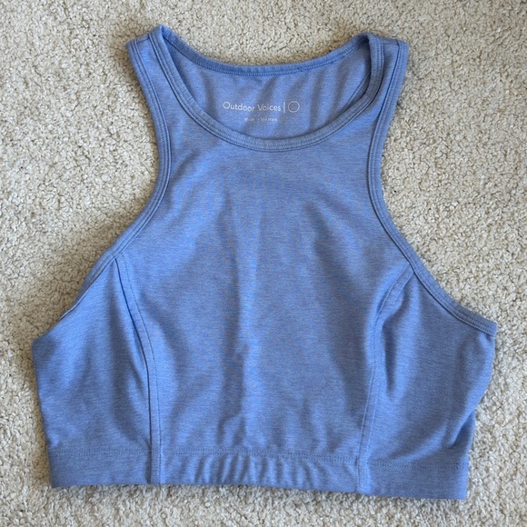 Outdoor Voices Bra Crop Top Blue Small - Picture 3 of 6